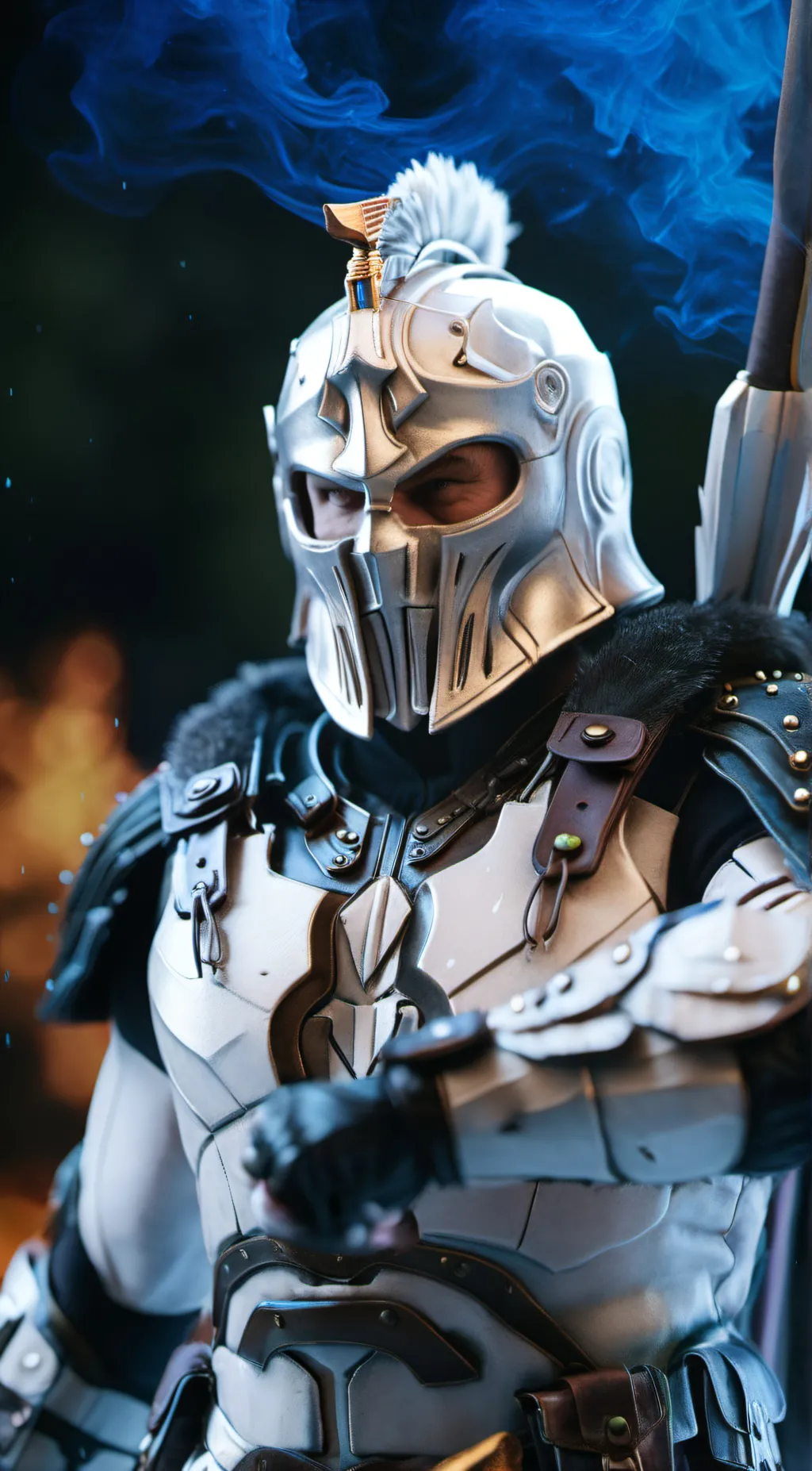 ai character: spartan background