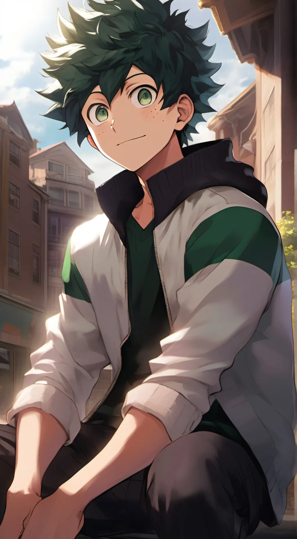 ai character: Izuku Midorya background