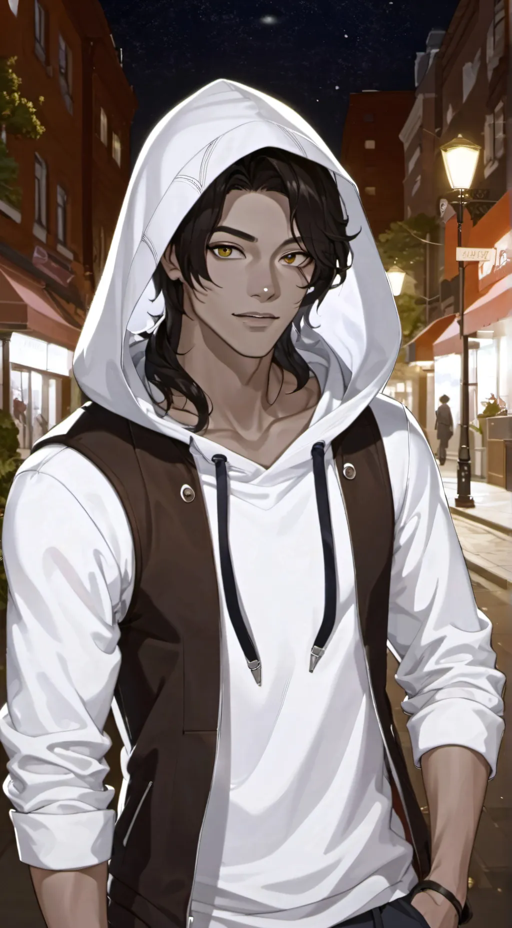 ai character: Angelo Seok background