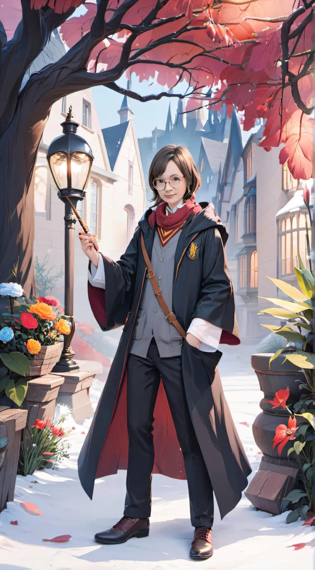 ai character: violet  background