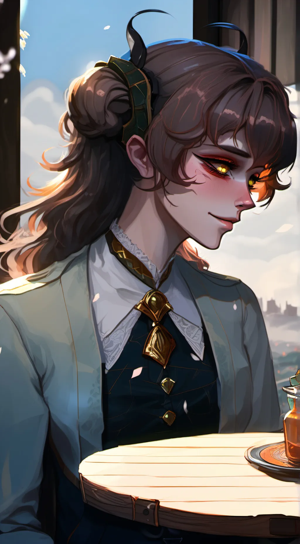 ai character: e boy background