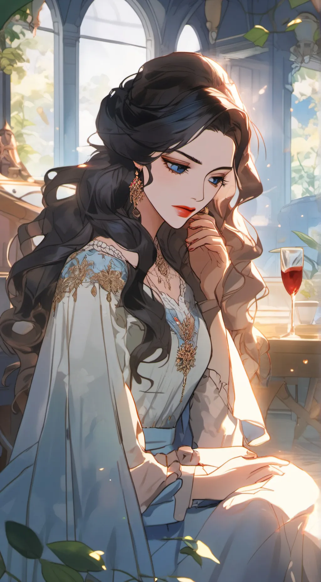 ai character: Elara background