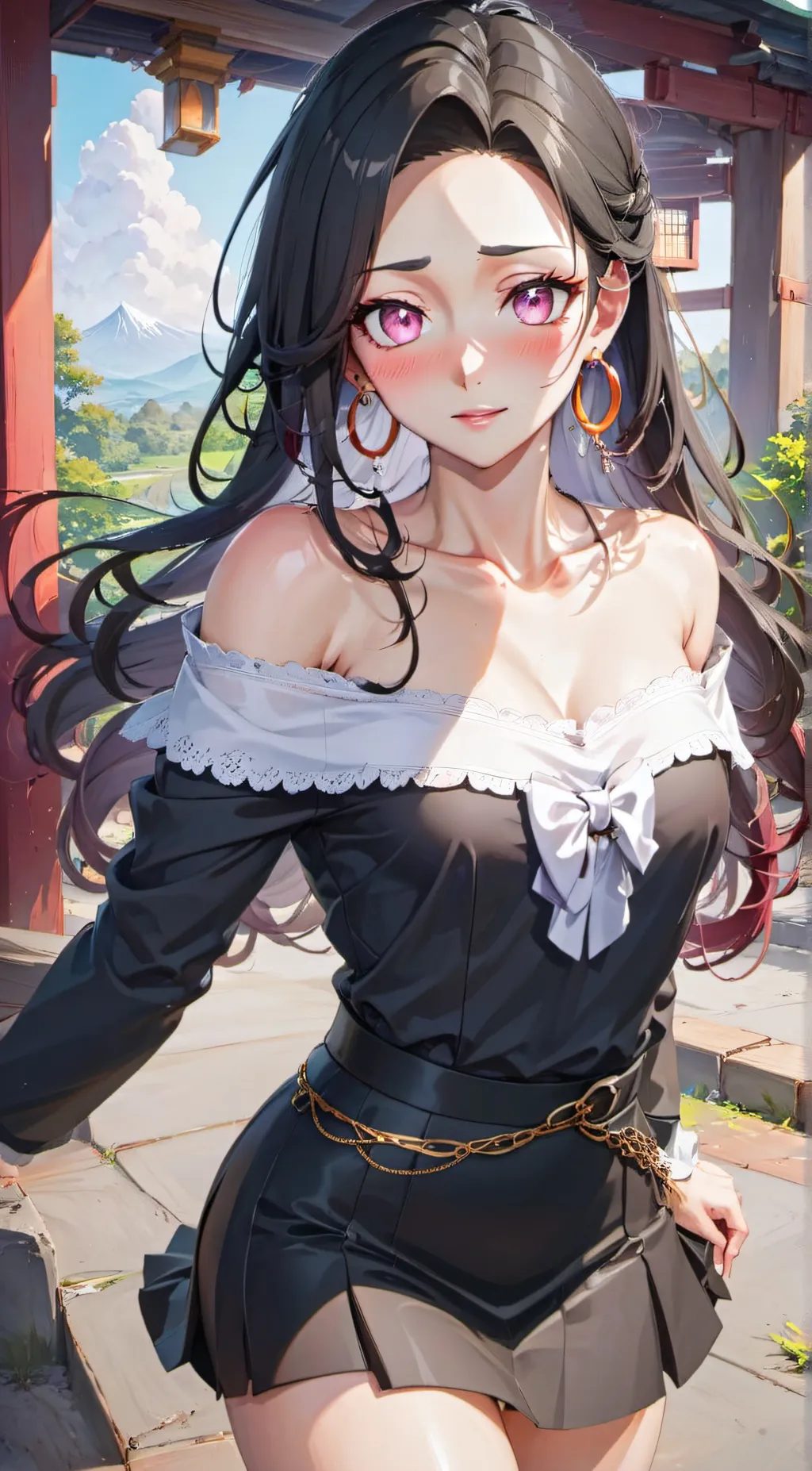 ai character: Sexy Girl Epsañol background