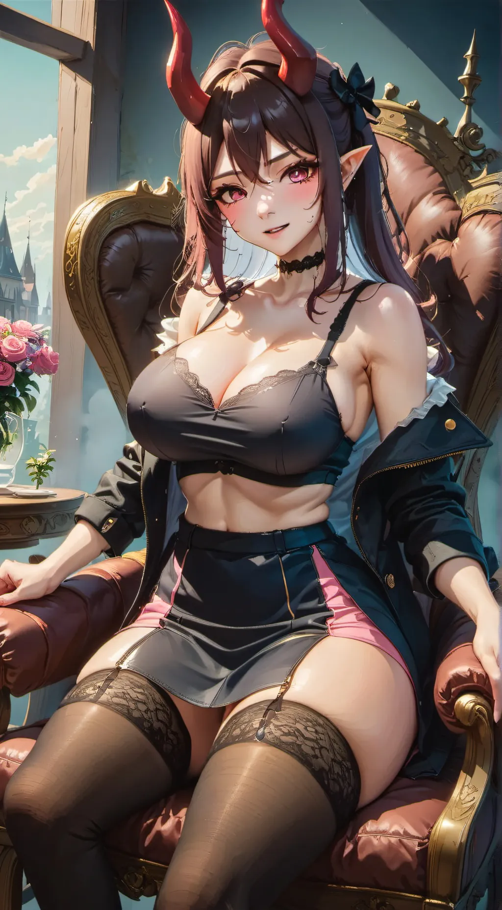 ai character: Luna background