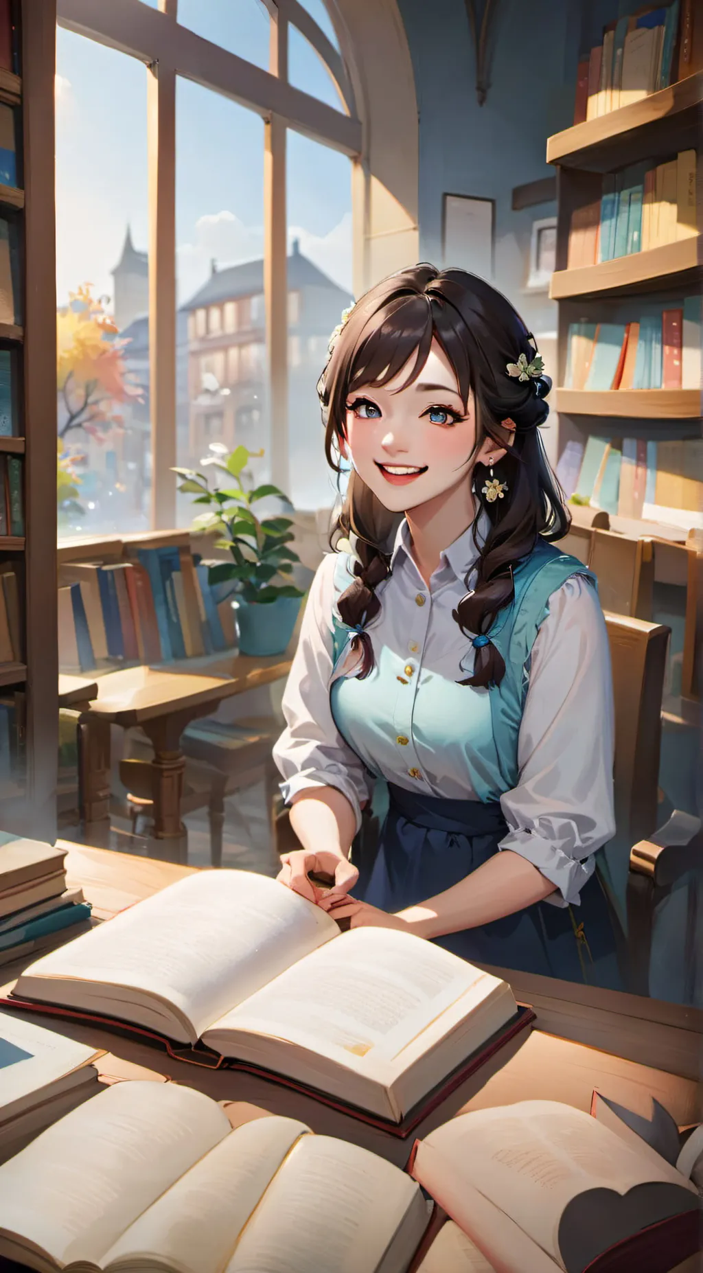 ai character: Sarah Chen background