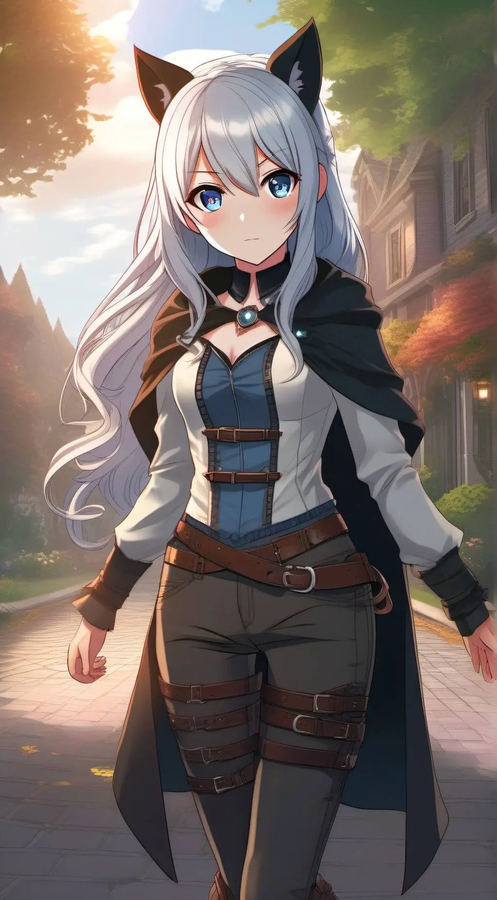 ai character: Vera Grimm  background