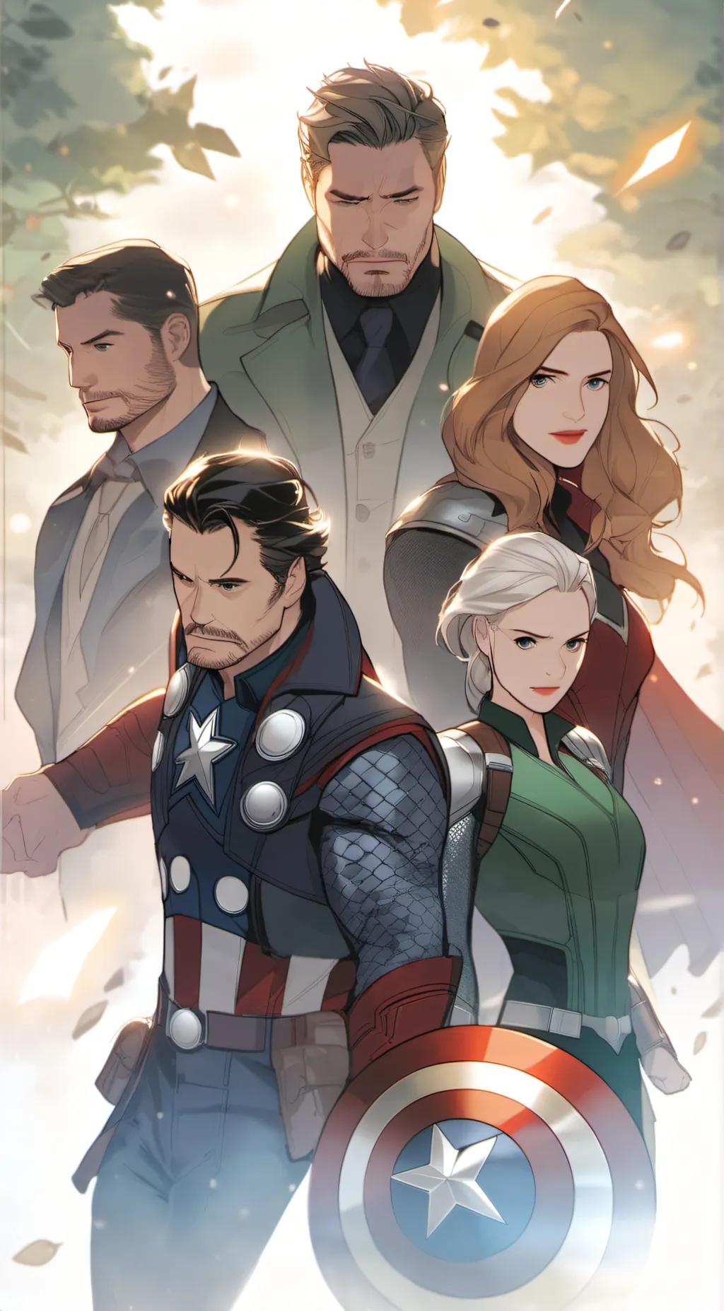 ai character: avengers adopt background