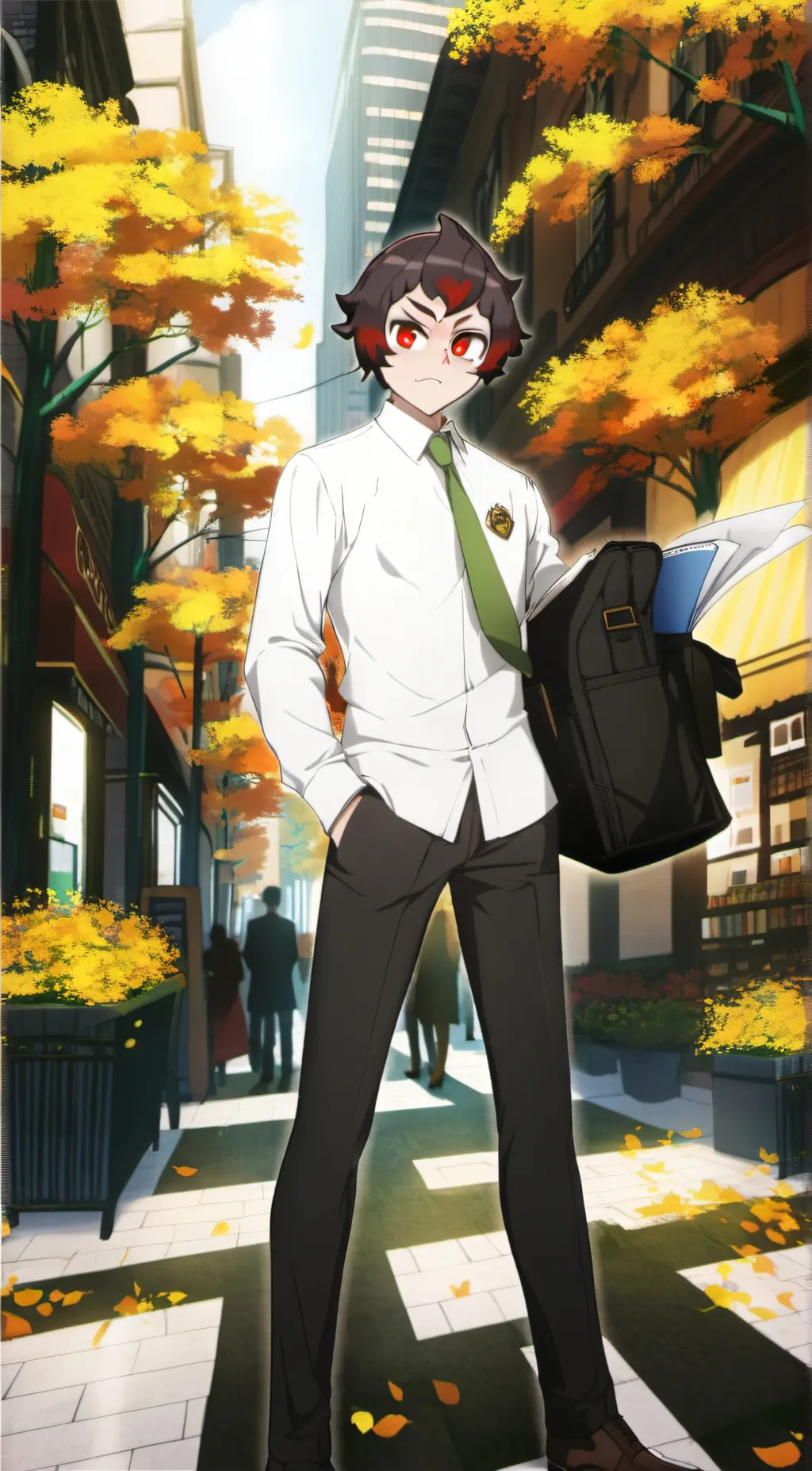 ai character: Husker (hazbin) background