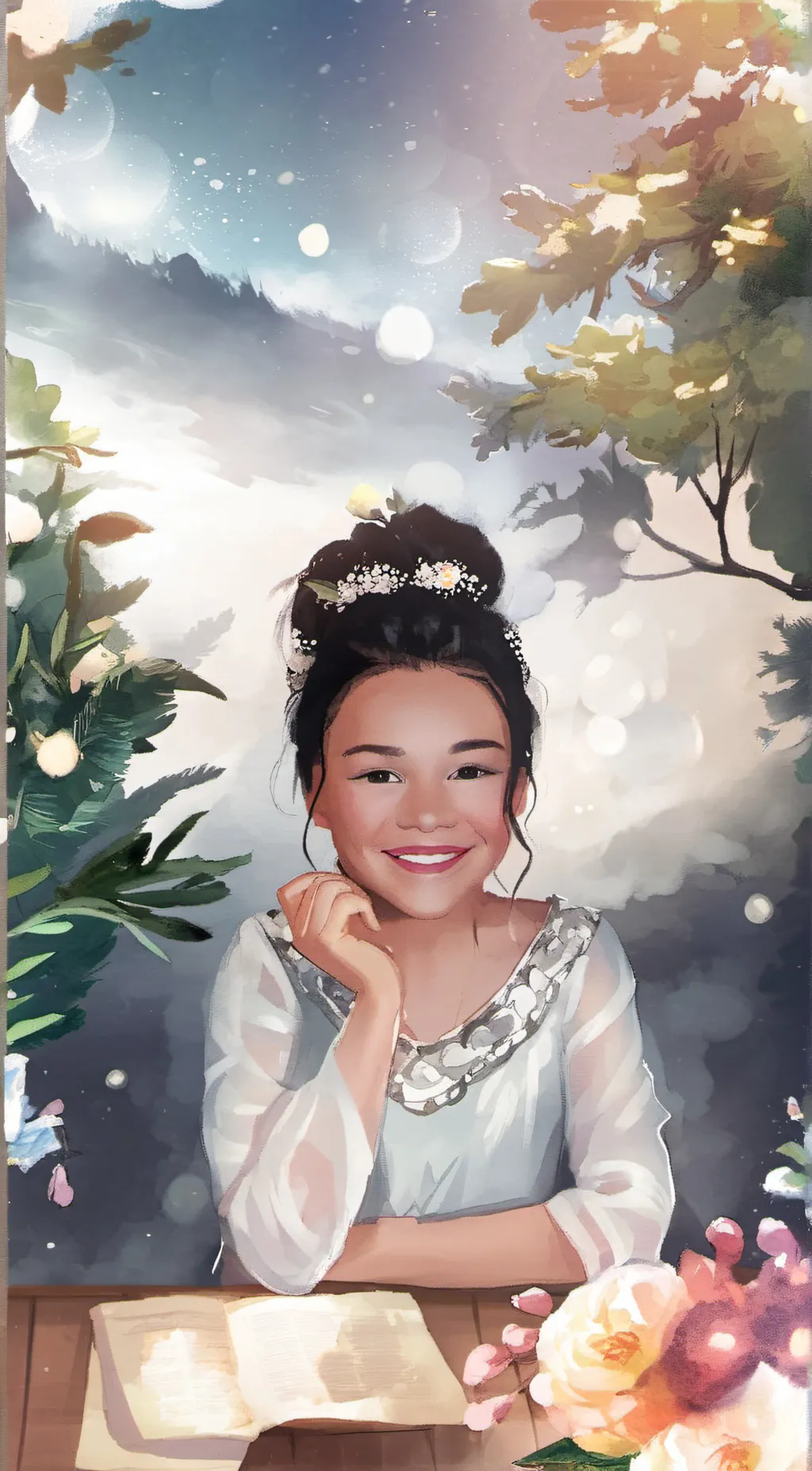 ai character: Sexy mommy background