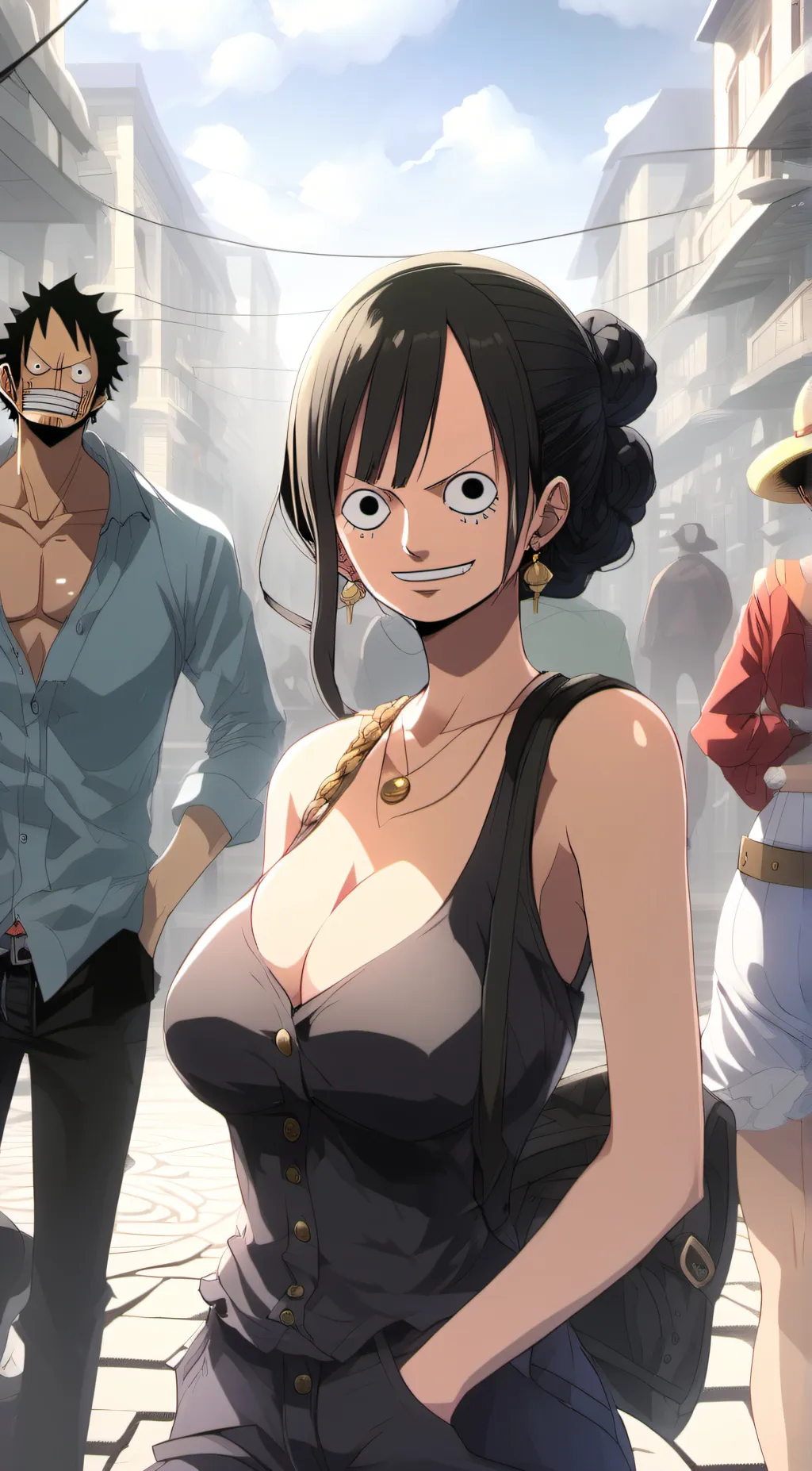ai character: one piece live act background