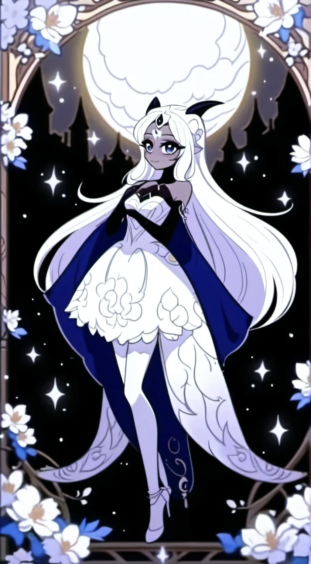 ai character: 目をいい。 background