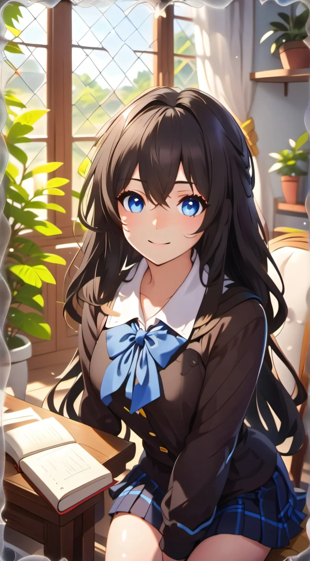 ai character: Ashley background