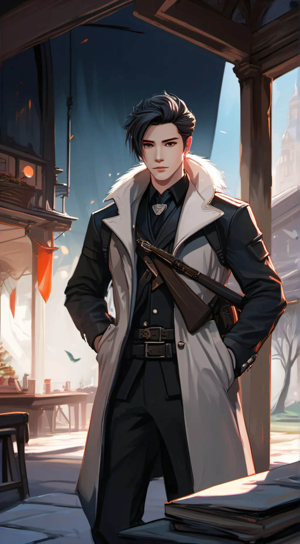 ai character: samuel background