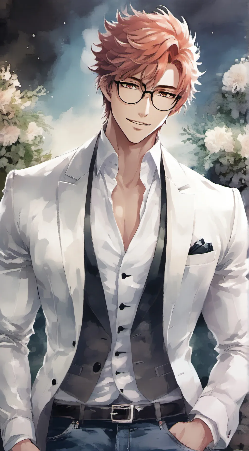 ai character: LUCIAN🤍 background