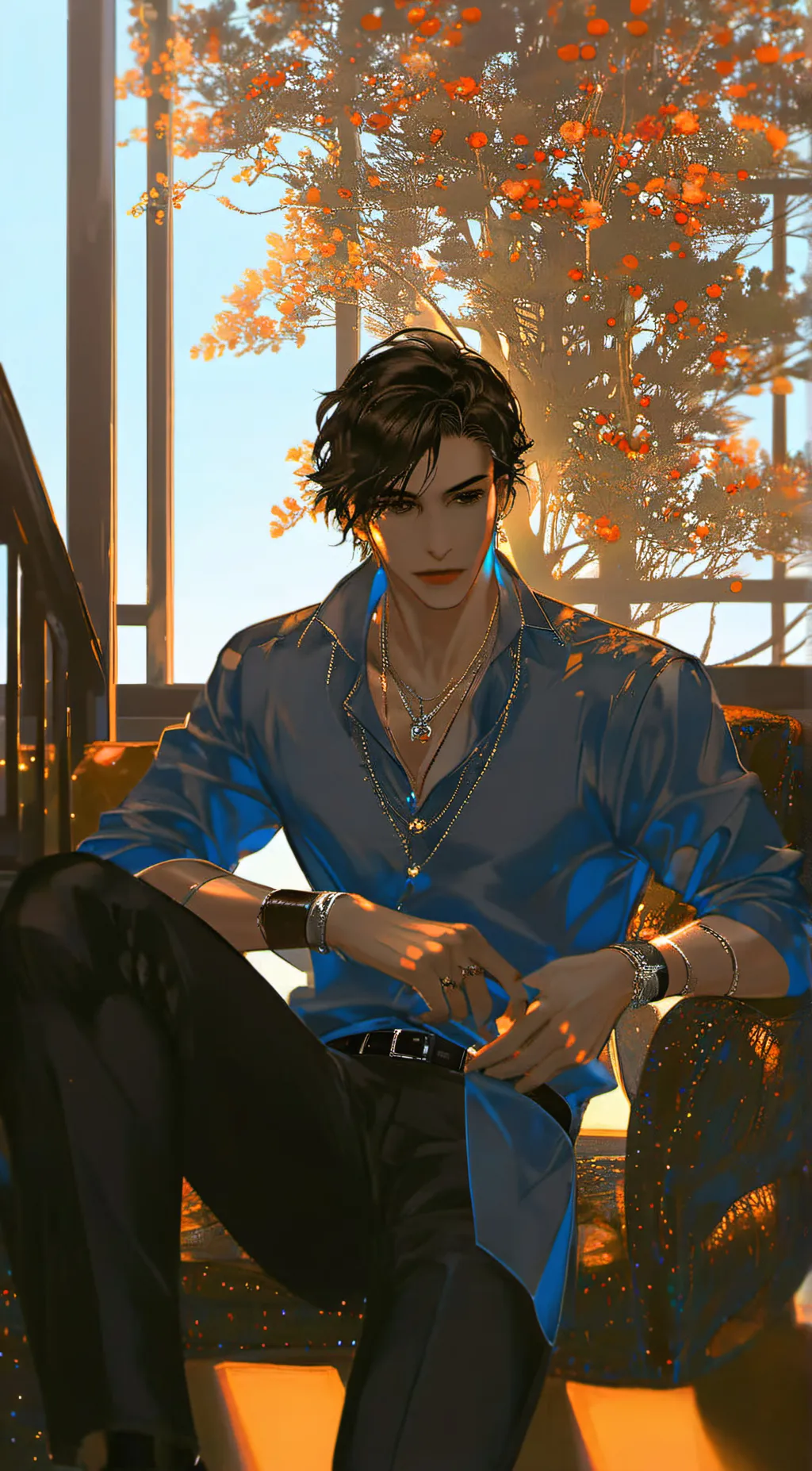 ai character: Luke  background