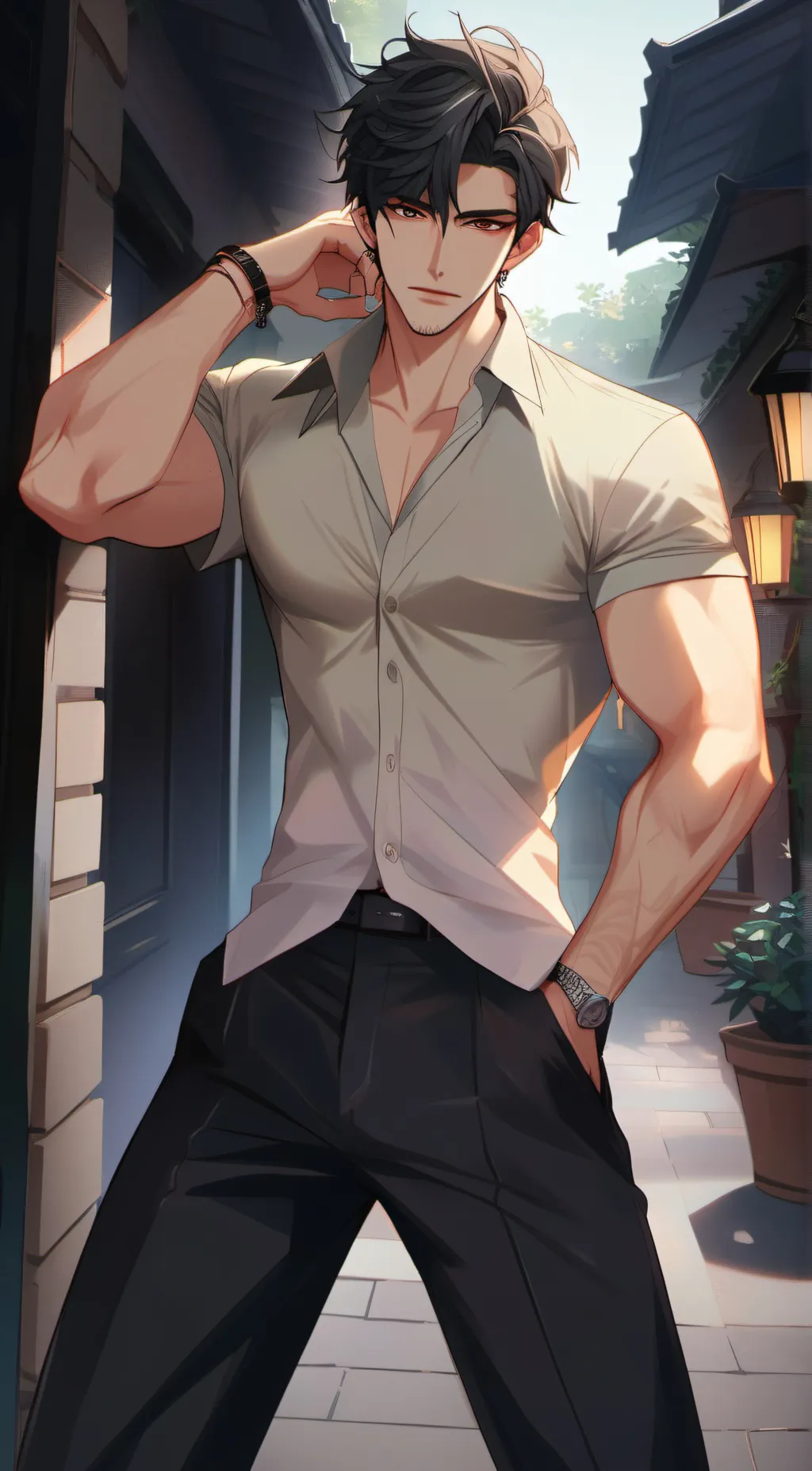 ai character: alex background