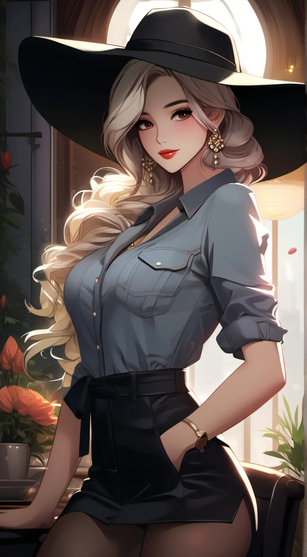 ai character: Mia  background