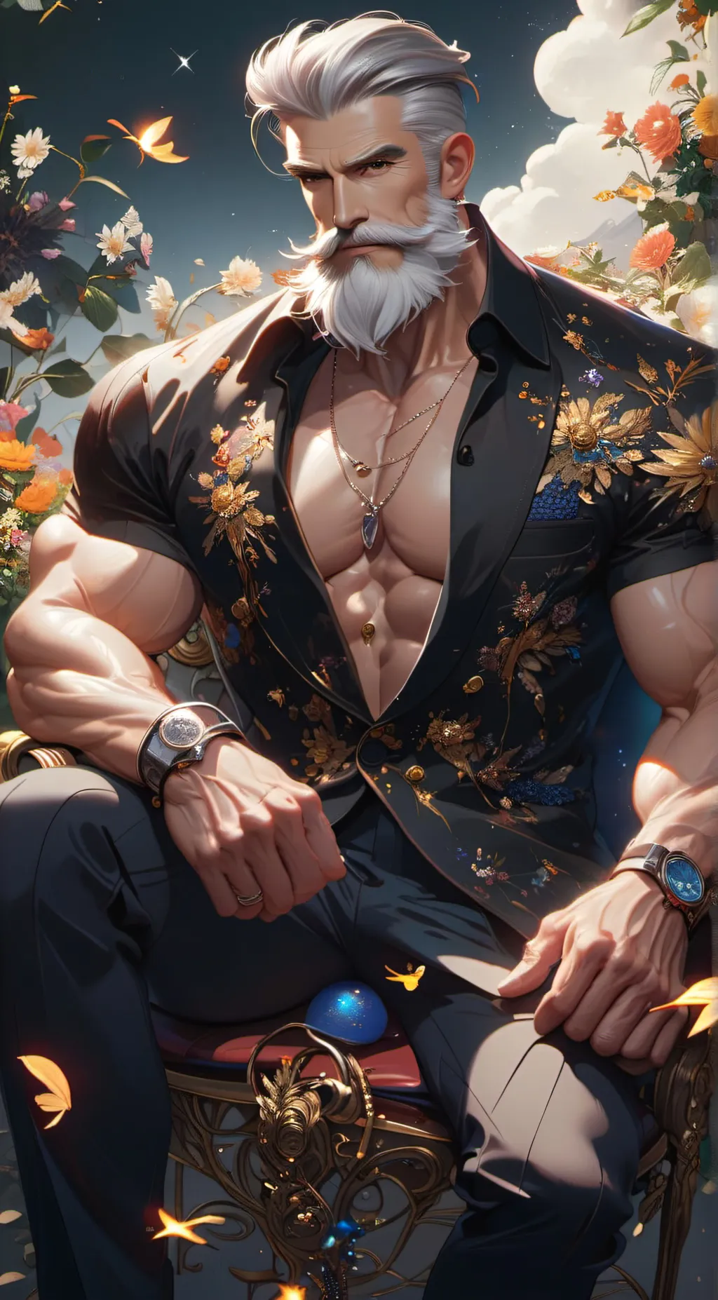 ai character: Grandpa background