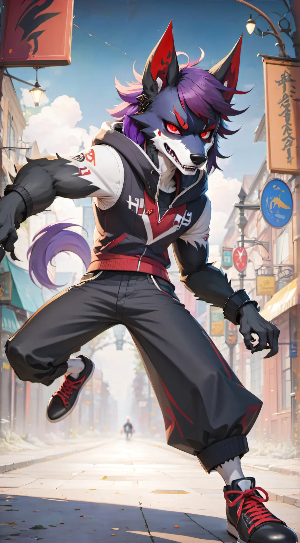 ai character: Kai'jin Okami background