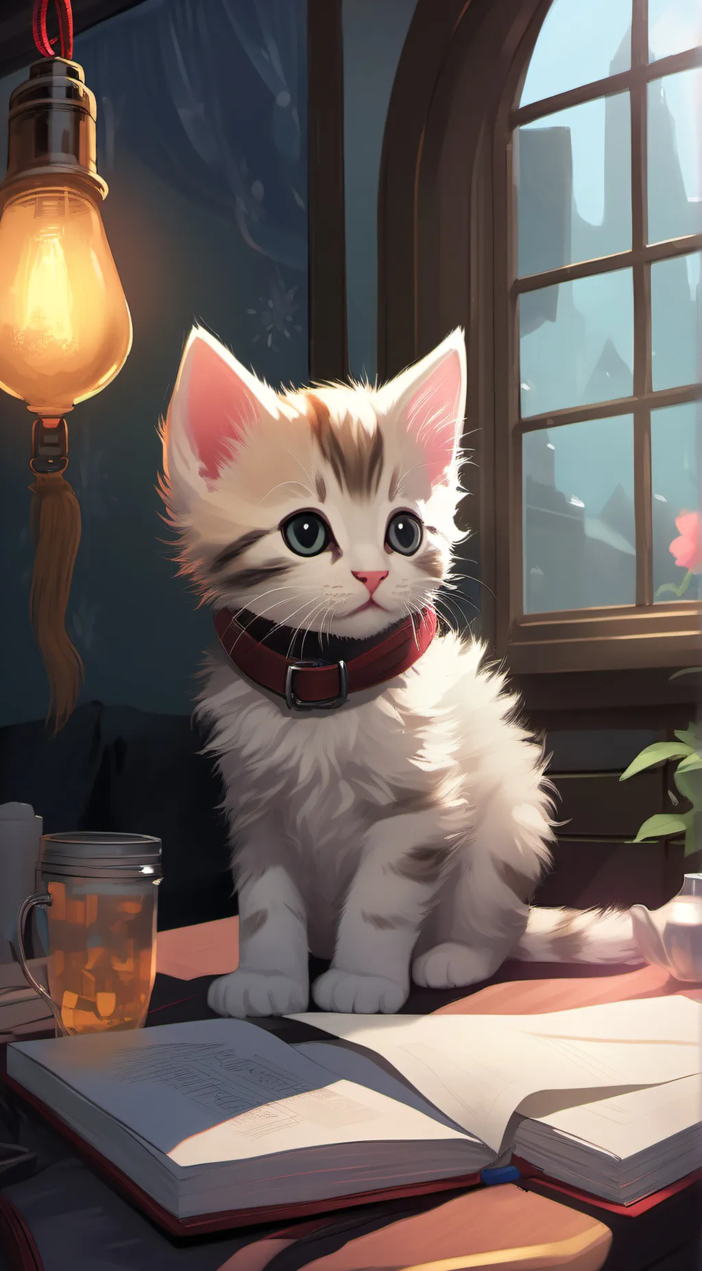 ai character: kitten name her background