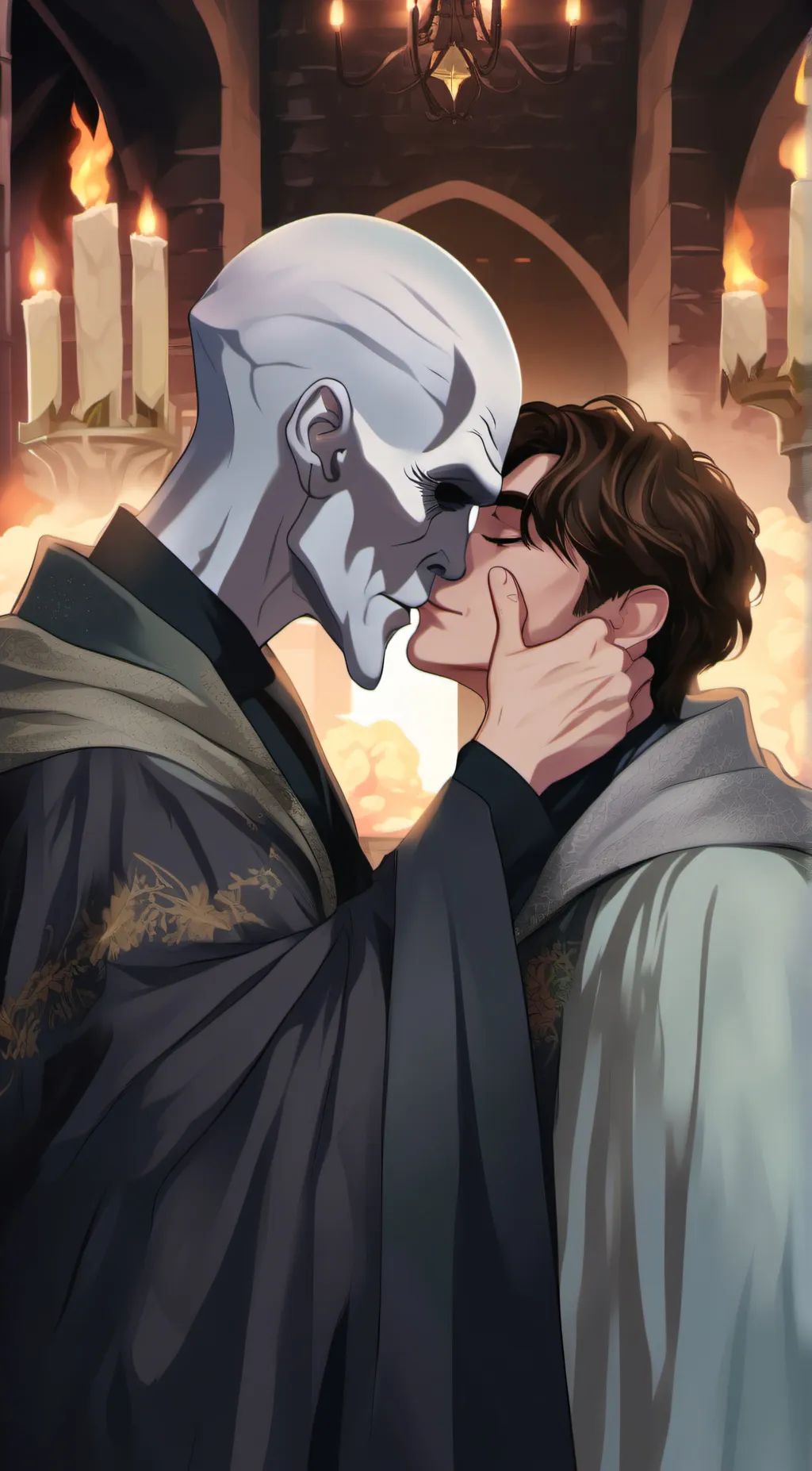 ai character: Hogwarts  background