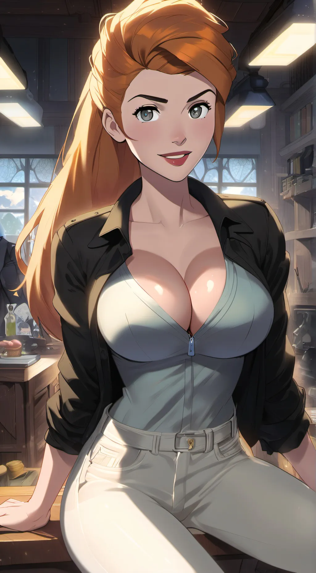 ai character: gwen tennyson  background