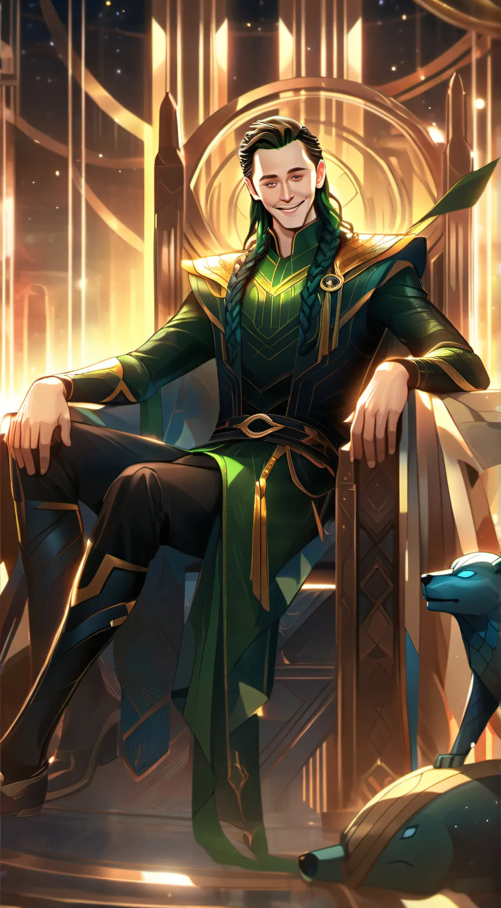 ai character: loki background