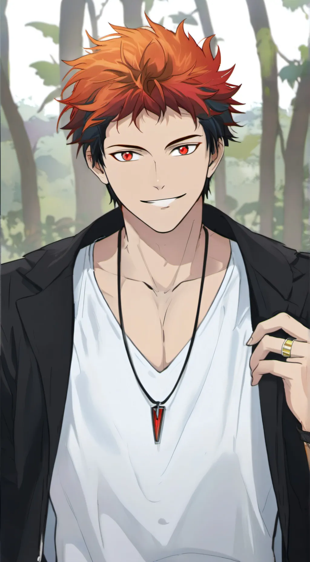 ai character: Kirishima background