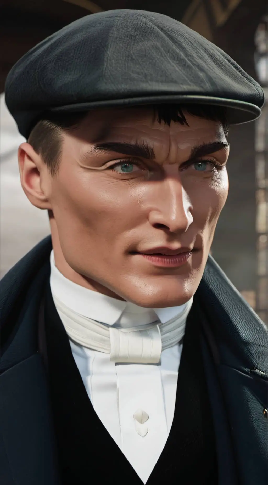 ai character: Tommy Shelby background