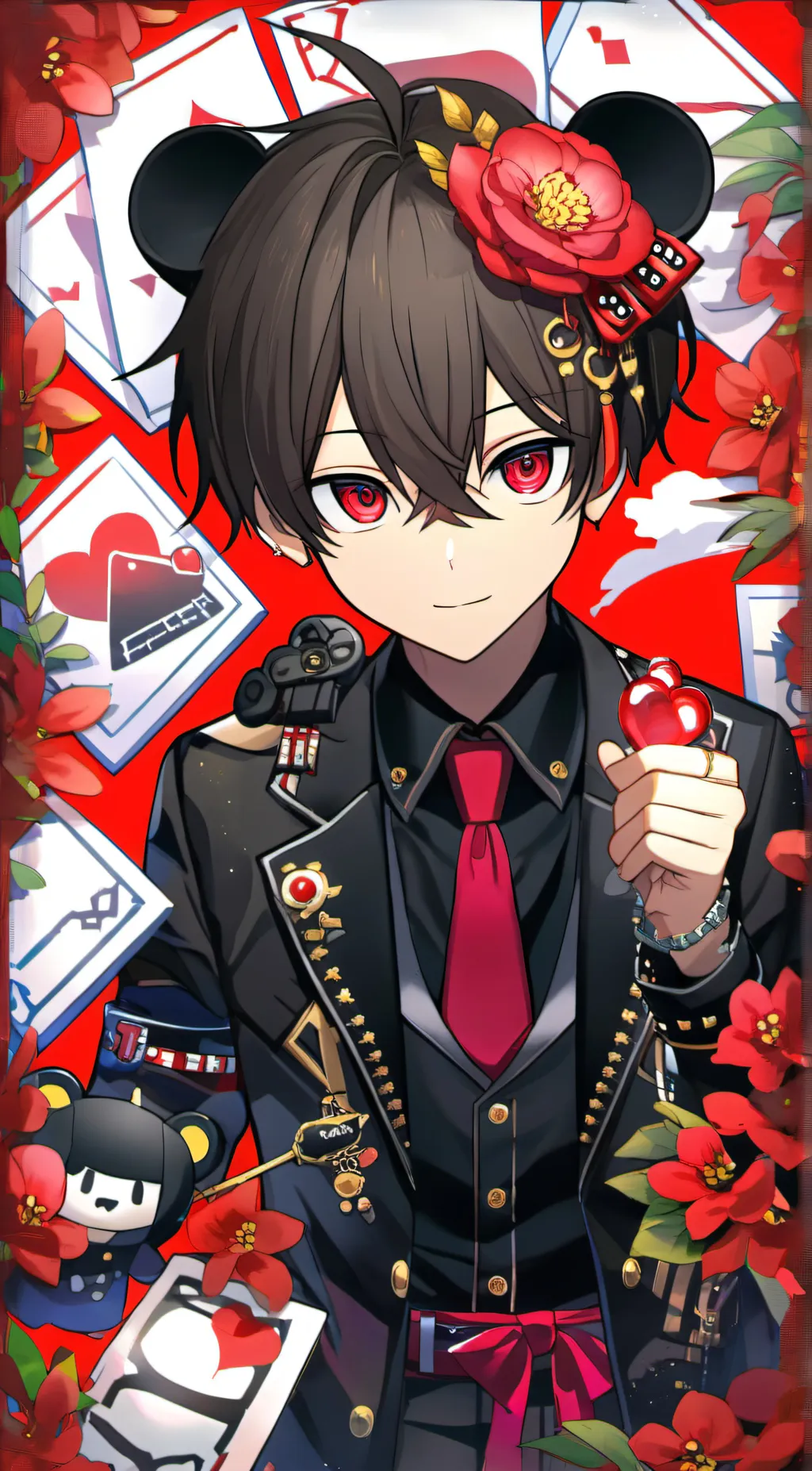 ai character: Danganronpa v2 background