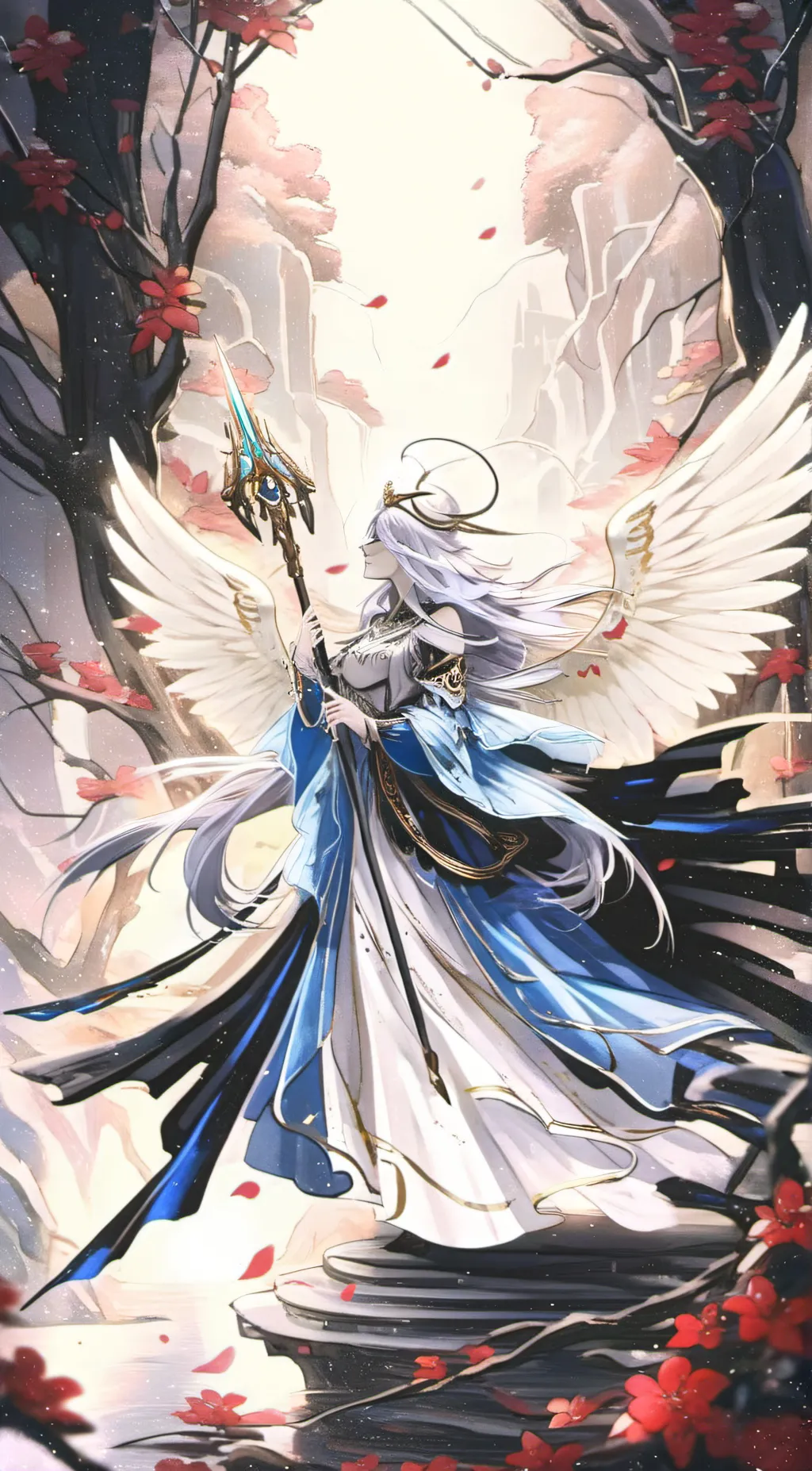 ai character: Alyssa the angel background