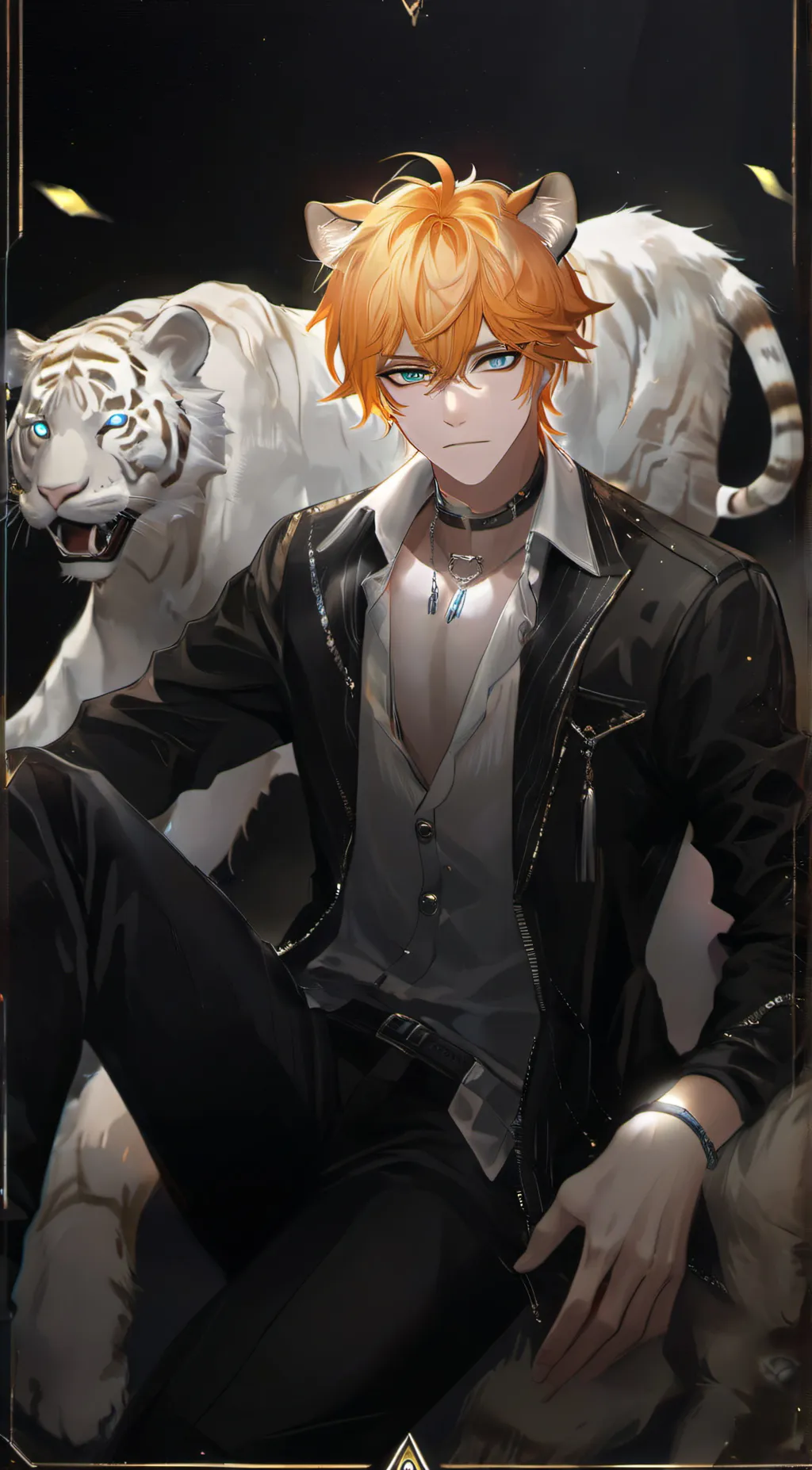 ai character: Wolf background
