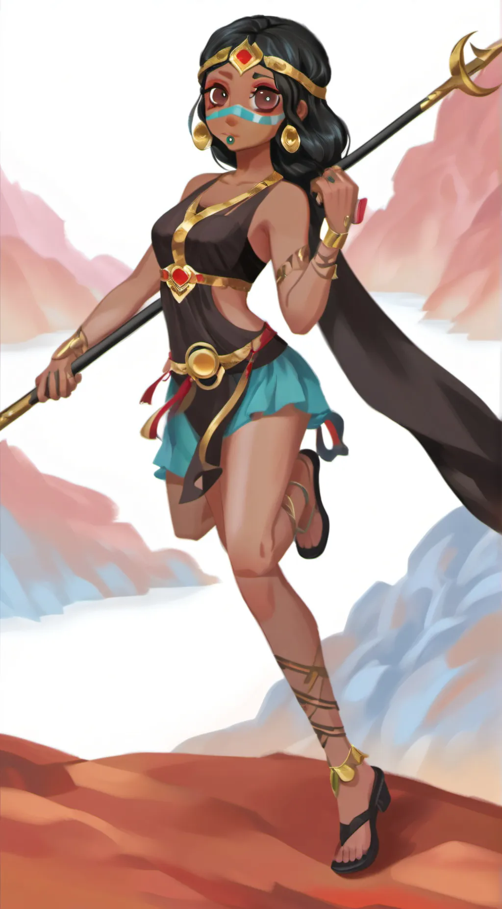 ai character: Shela background