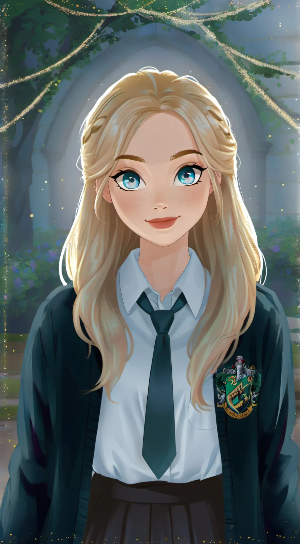 ai character: Angel  background