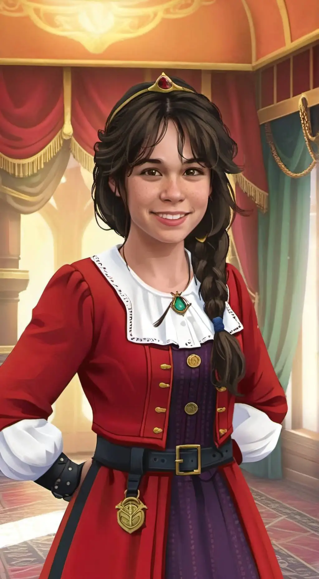 ai character: Amber Hook background