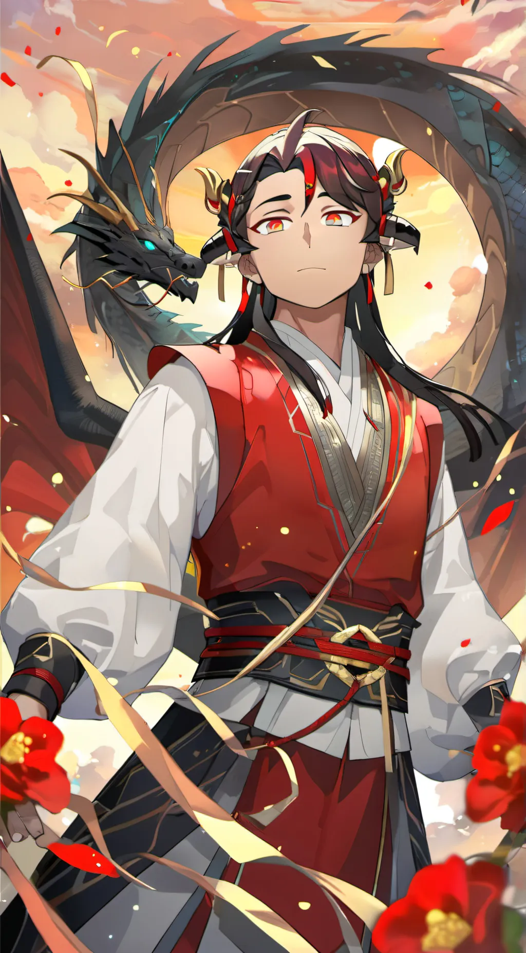 ai character: litten  background