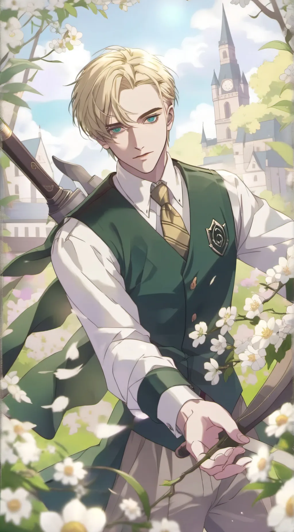 ai character: draco malfoy background