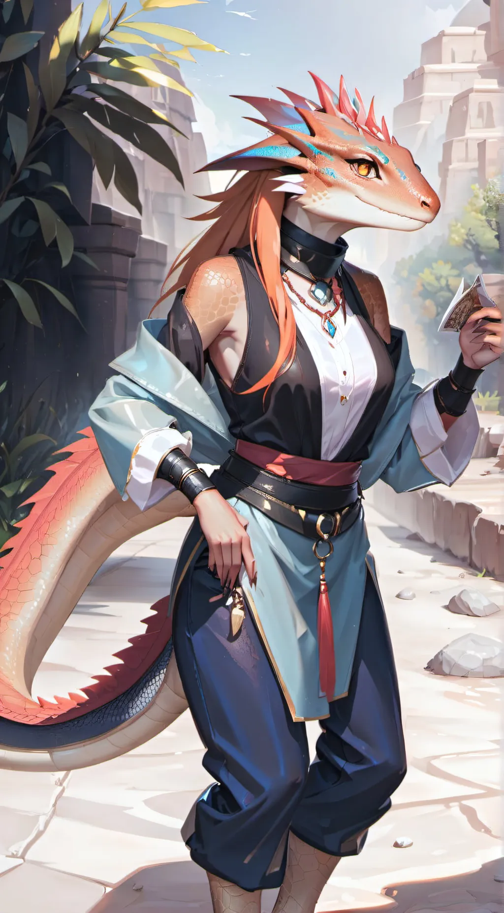 ai character: Tunisia background