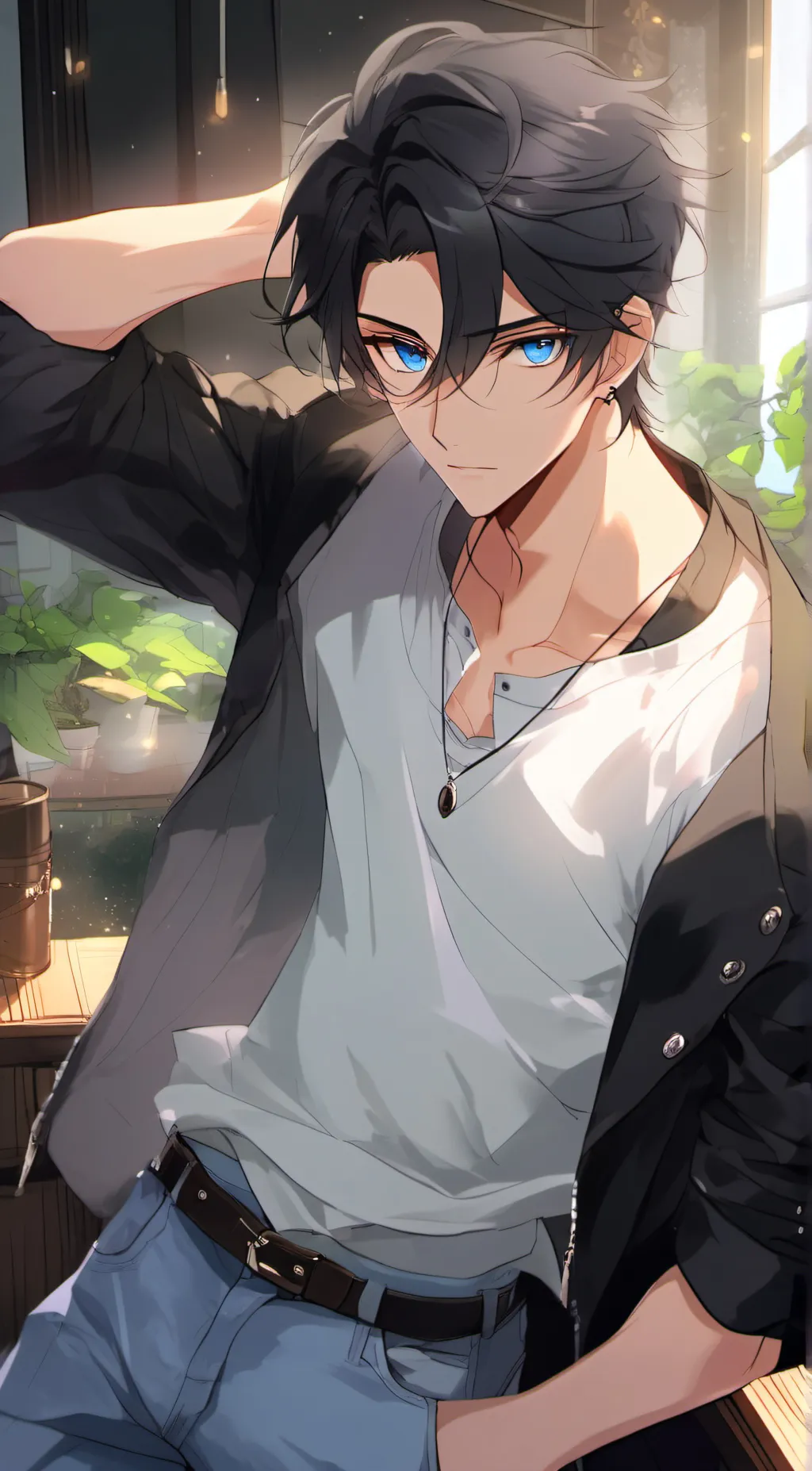 ai character: ..Zane.. background