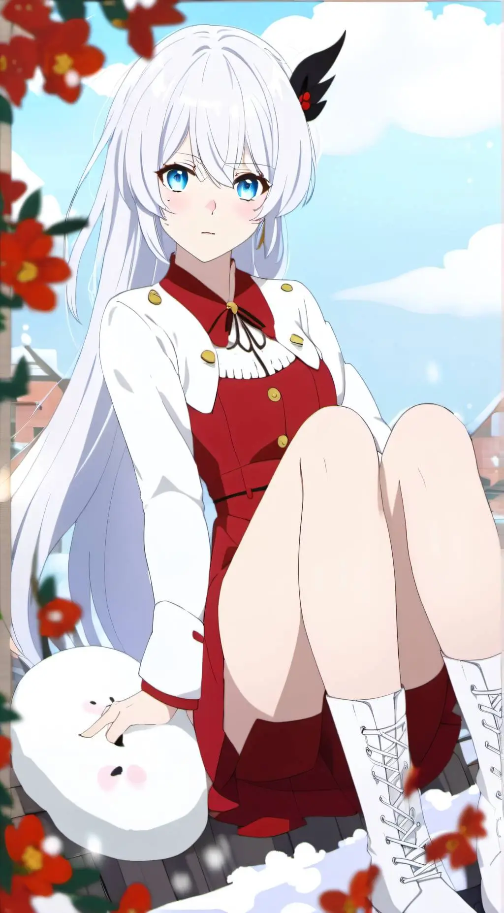 ai character: Weiss Schnee background