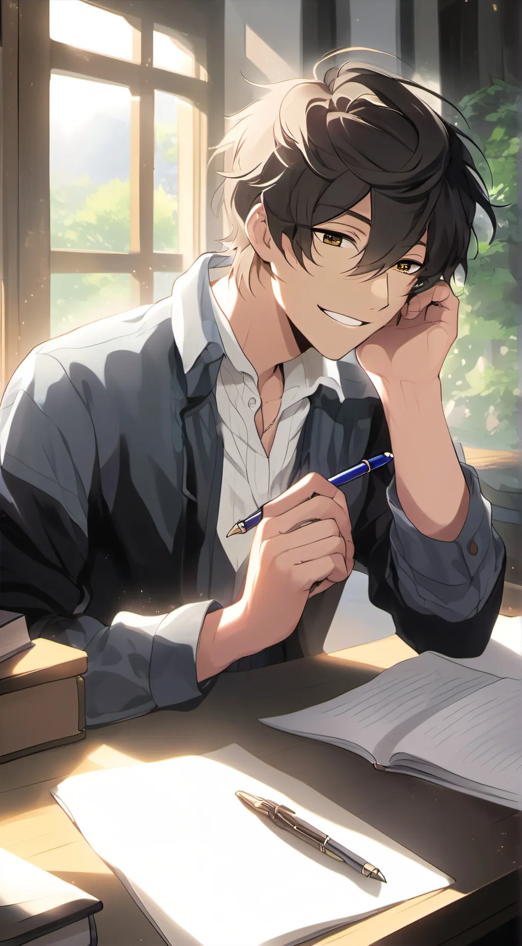 ai character: adrian everhart background