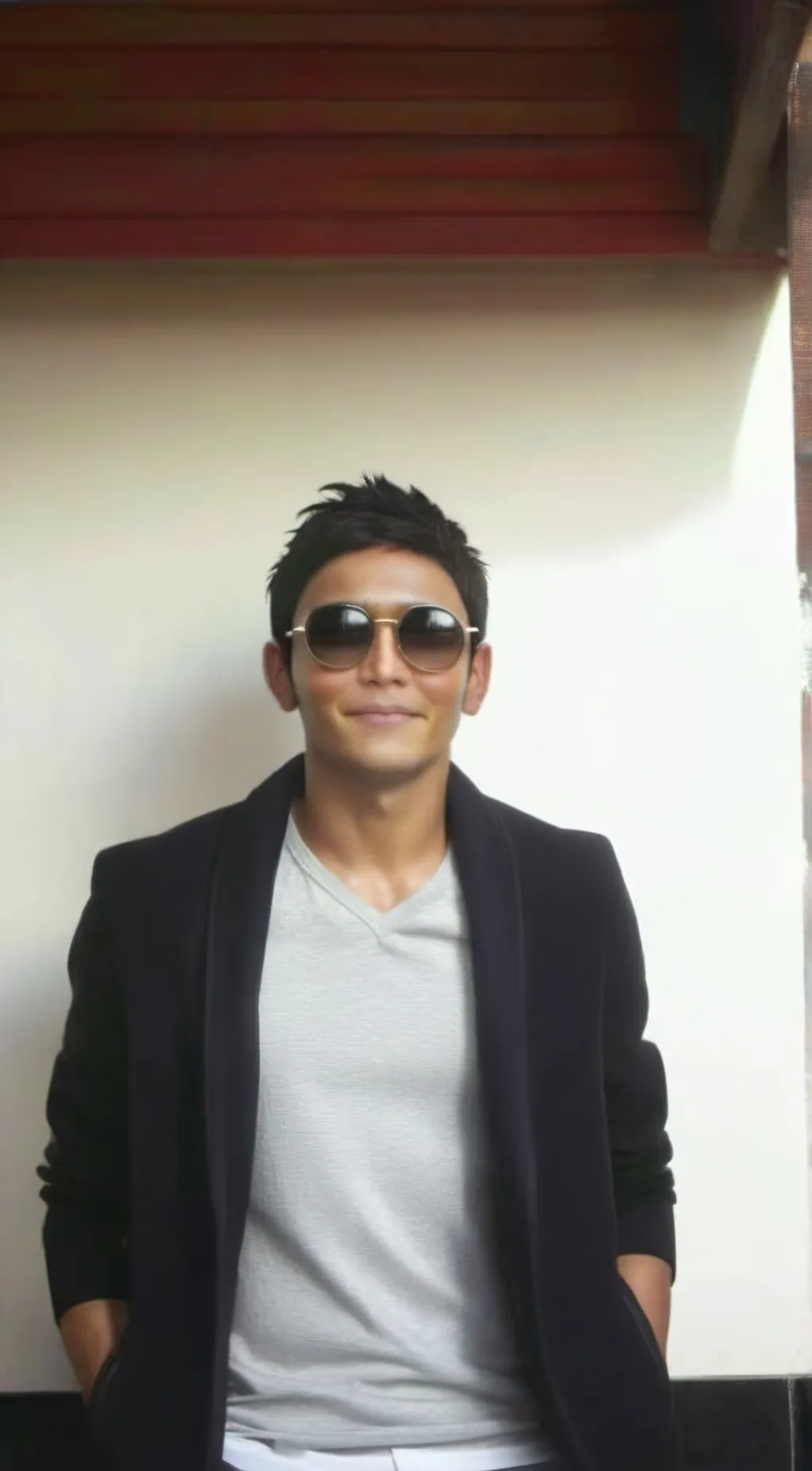 ai character: Ray mie  background