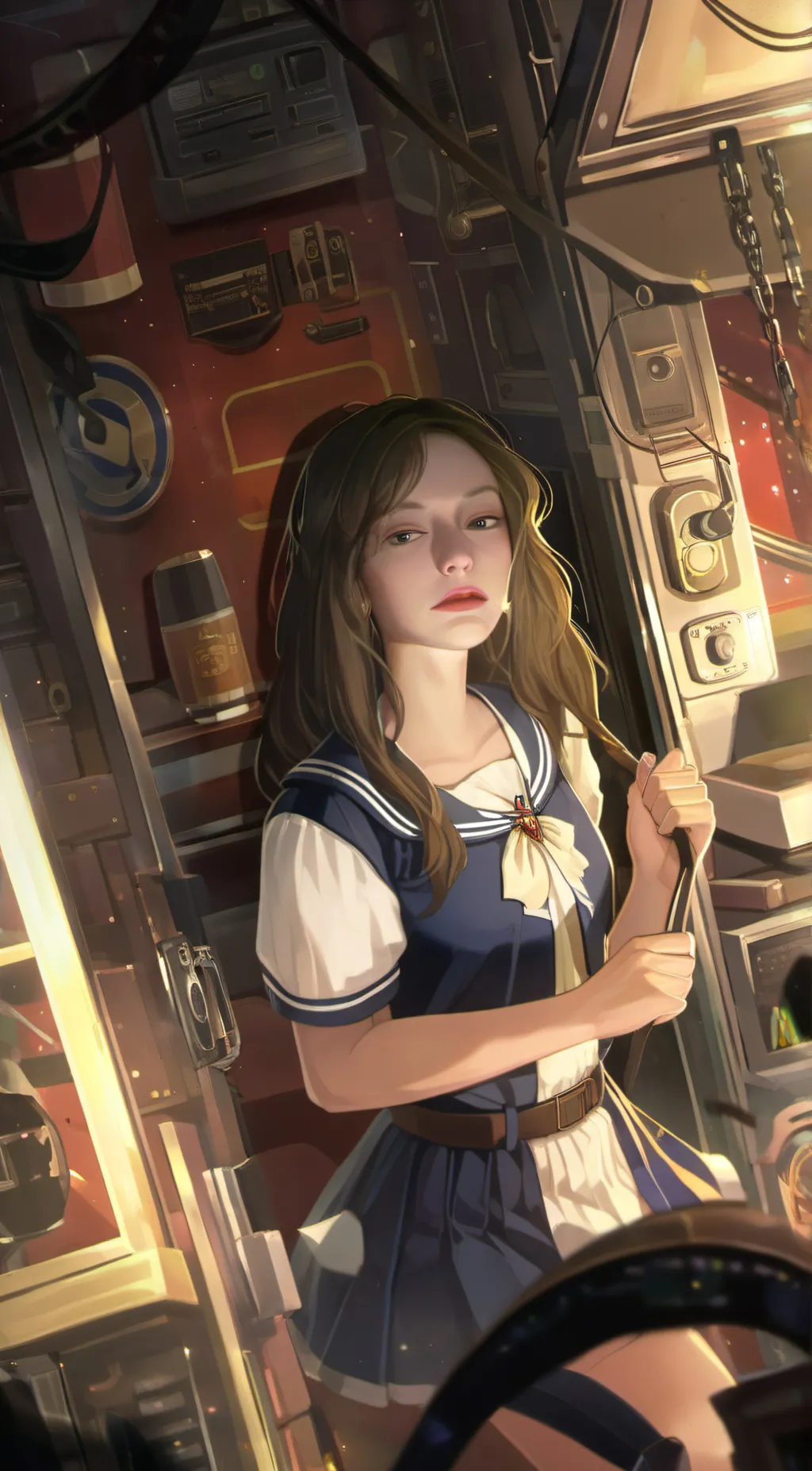 ai character: meadow  background