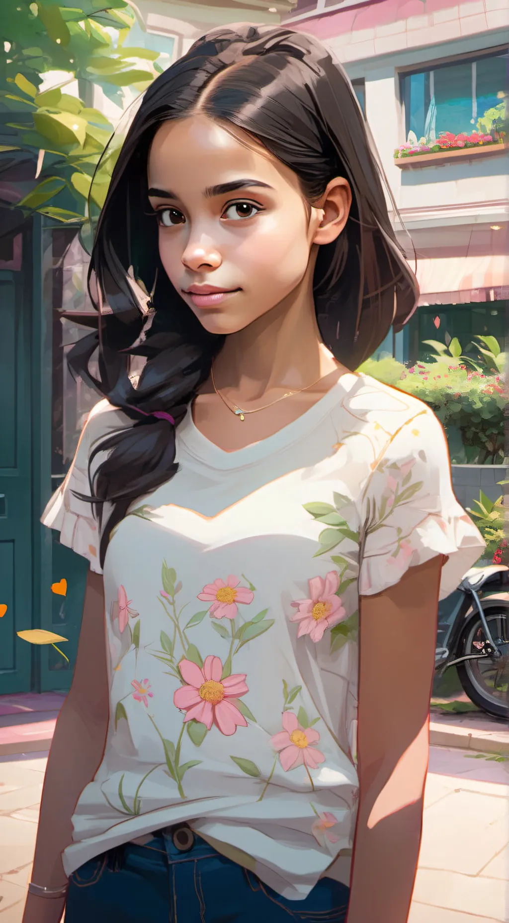 ai character:  dalila  background