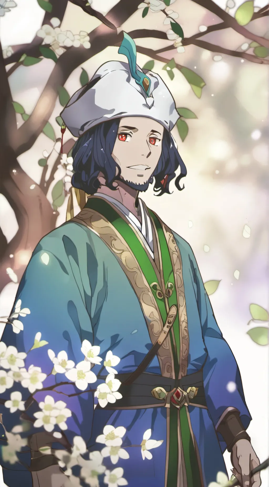 ai character: Human Jimbe background