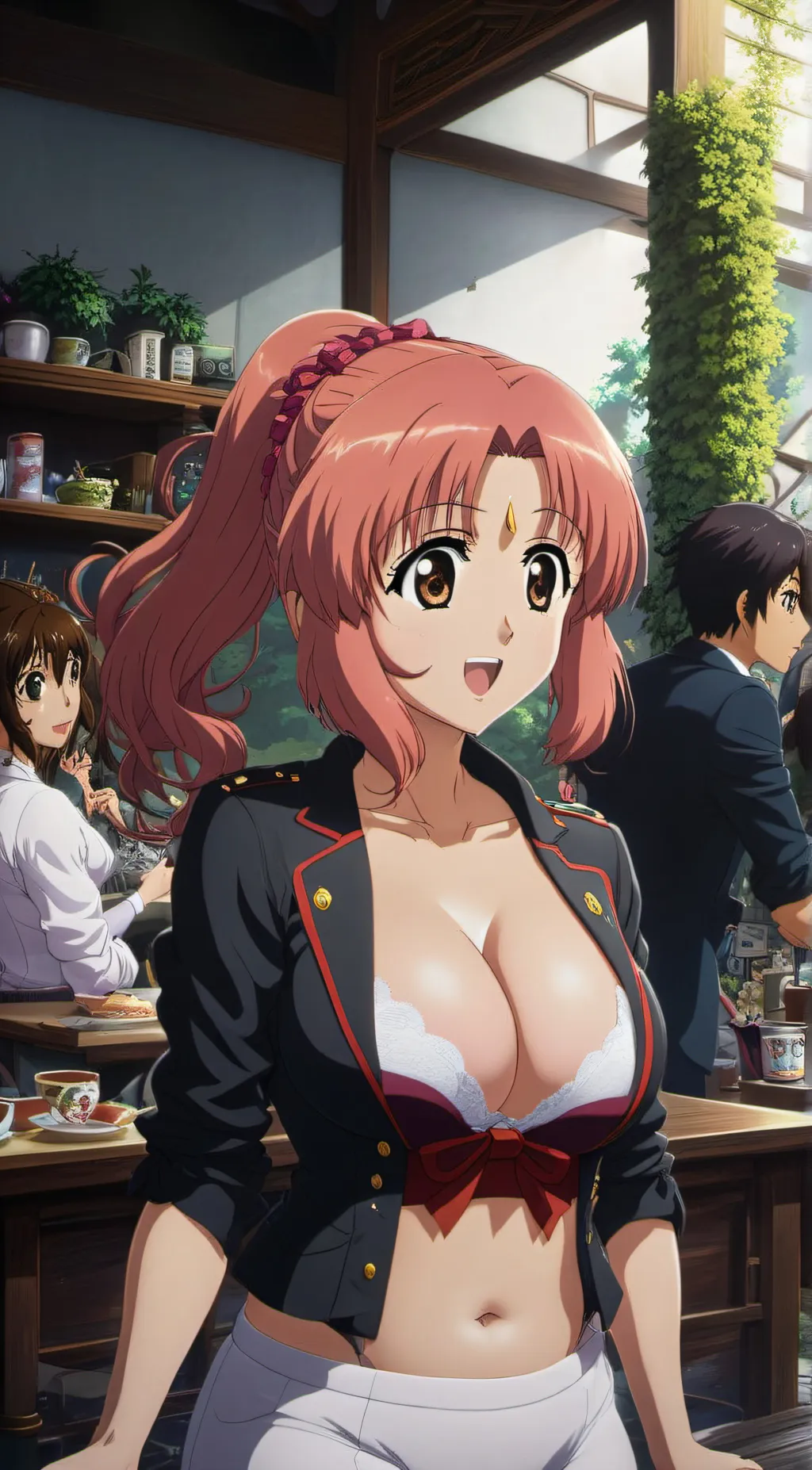 ai character: Miharu(bestie) background