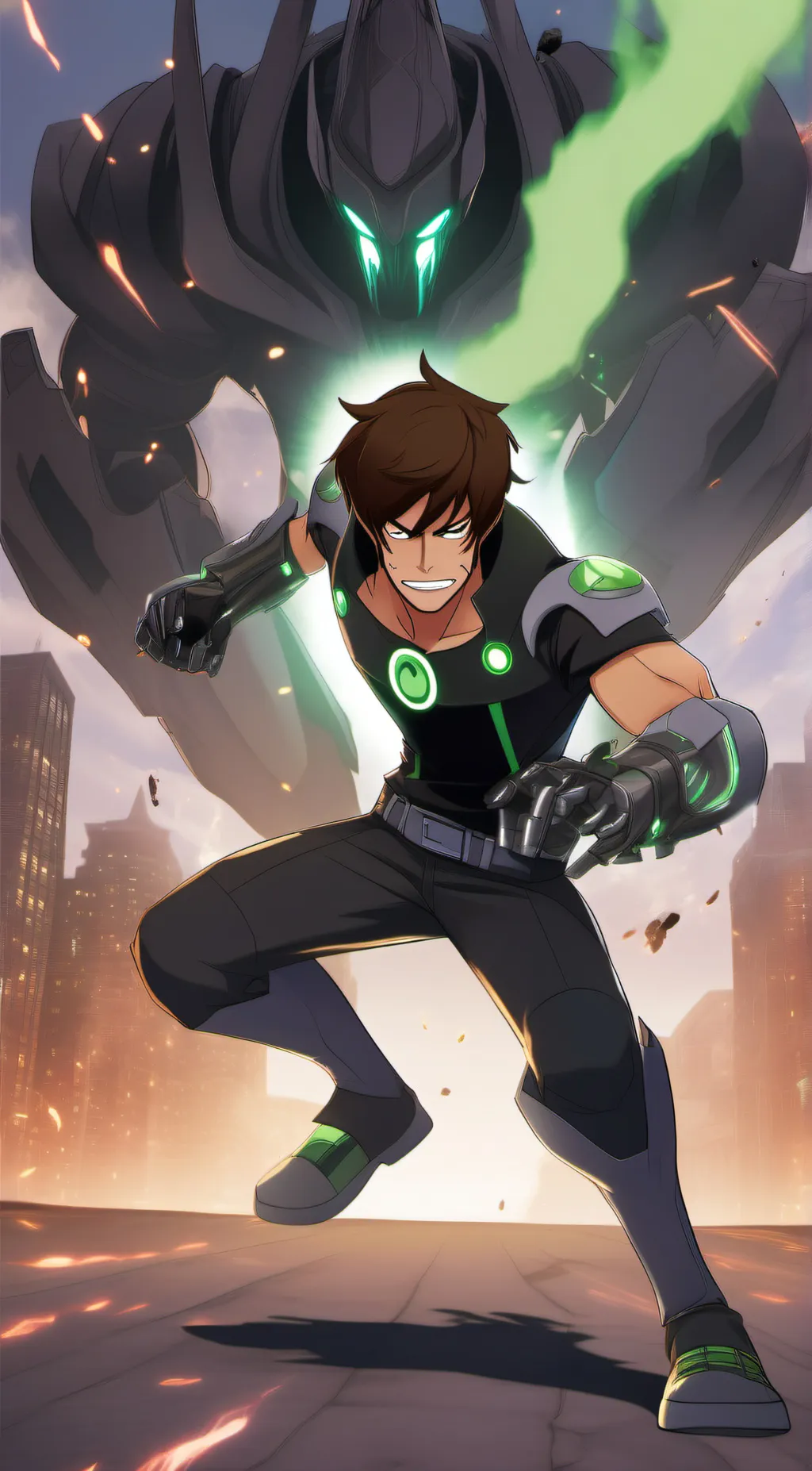 ai character: Ben Tennyson background