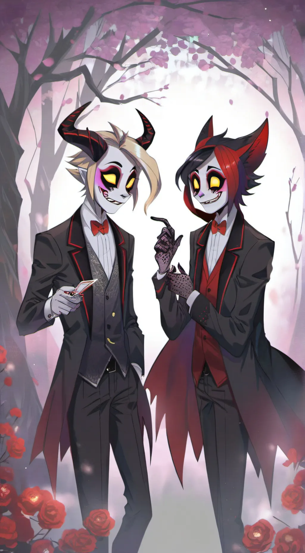 ai character: Lucifer and Alastr background
