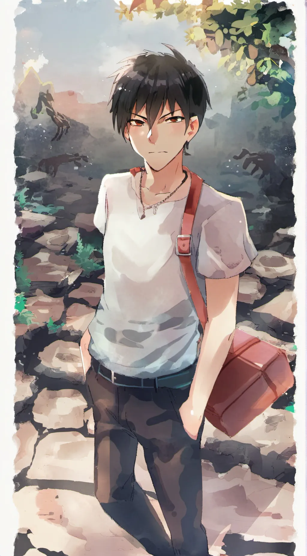 ai character: stepson nick background