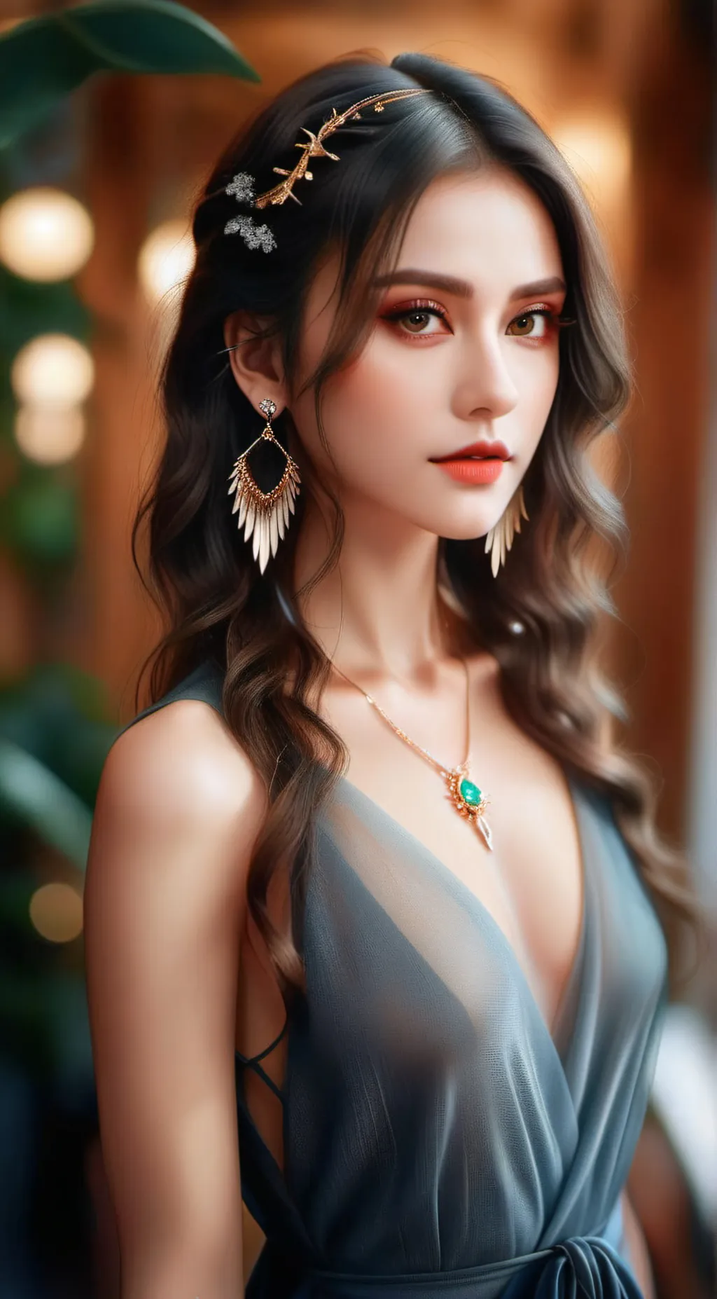 ai character: Olivia  background